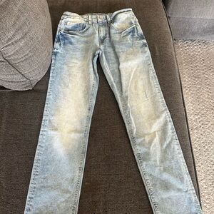 American Eagle Outfitters Men's Faded Blue Bootcut Jeans